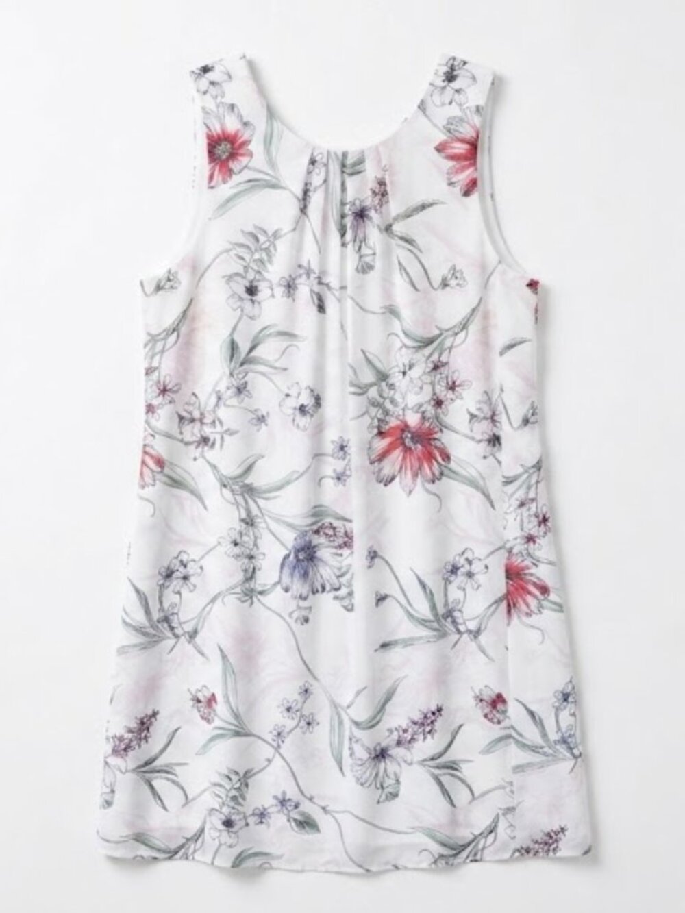 Reitmans White Floral Midi Dress
